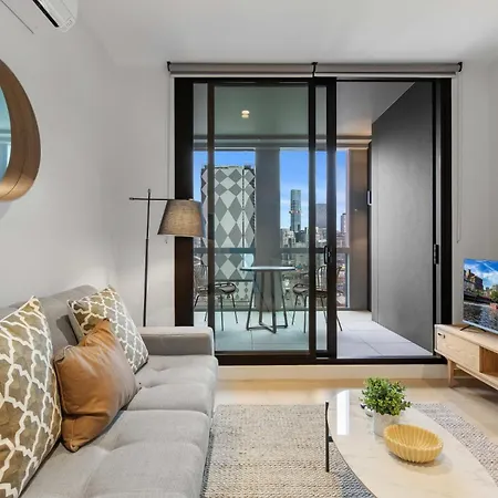Southbank 1-Bed Resort With Study, Pool And Gym Melbourne Exterior photo